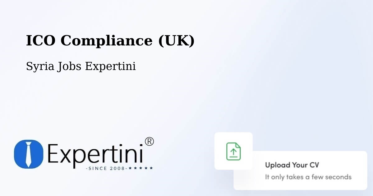 UK Data Protection & ICO Compliance – At Tall - Syria Jobs Expertini