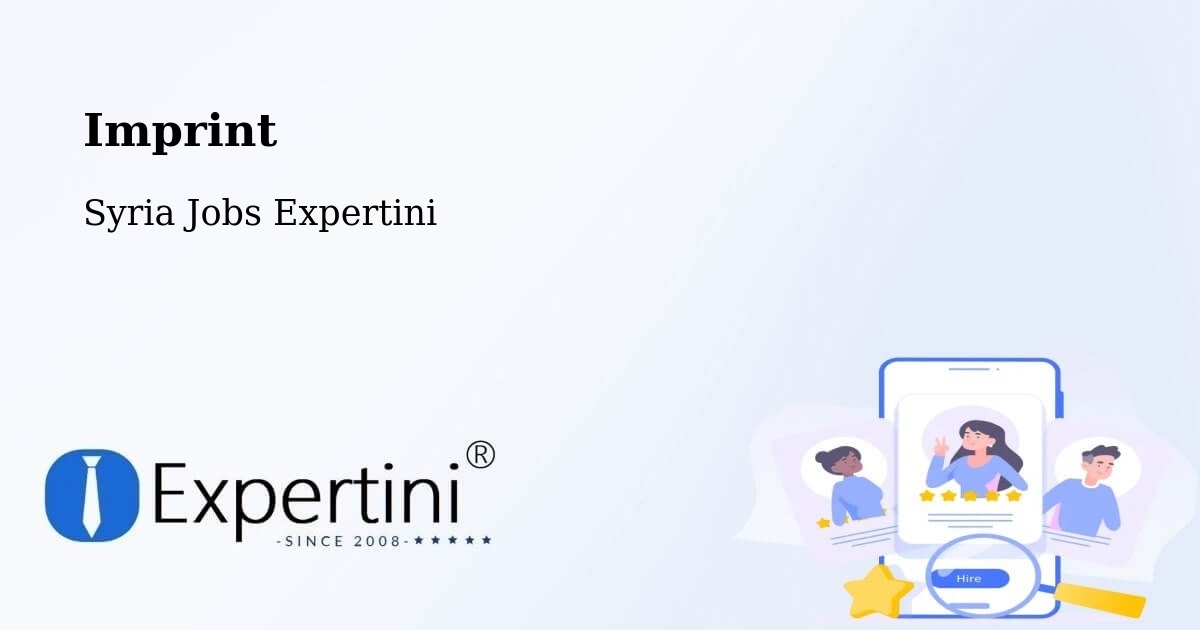 Imprint – At Tall - Syria Jobs Expertini